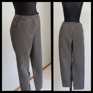Dot print pants
